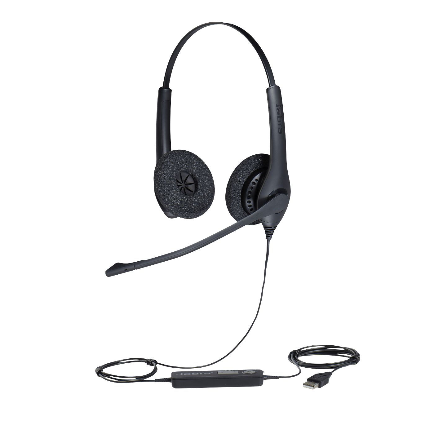 Jabra Biz 1500 Duo USB Headphones - Black