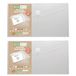 eco-eco DL 95% gerecycleerde doorzichtige drukknop popper portemonnee, plastic mappen (Pack van 10), eco156x2