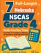 7 Effortless Math Education 7 Full-Length Nebraska NSCAS Growth Grade 4 Math Practice Tests