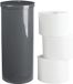 MetroDecor Porte-rouleau de toilette autoportant - anthracite