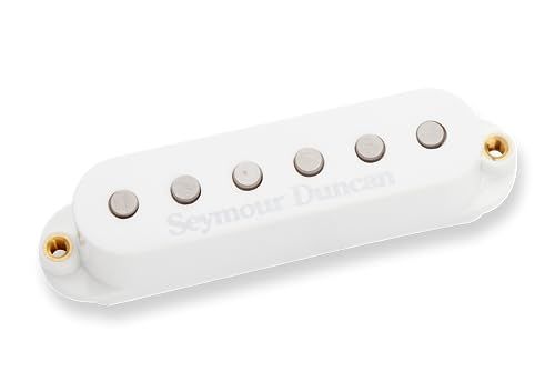 Seymour Duncan STK-S4N-W Humbucker Single Size Stack Plus Strat Pickup voor elektrische gitaar, wit