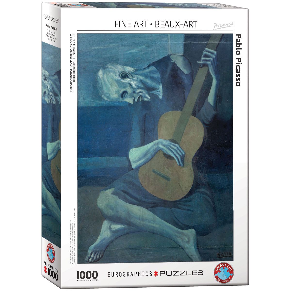 Eurographics The Old Guitarist - Pablo Picasso Puzzel (1000 stukjes) - 0628136658522