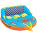 Coast Bouée de remorquage - 3 Personnes - Gonflable - Points de remorquage - 300kg - 193x189x82cm - Multicolore