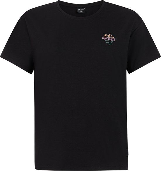 Protest PRTHabe - T-shirt Dames - Korte mouwen - Ronde hals - Normale pasvorm - Crème