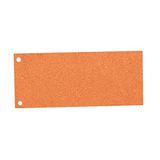 Esselte Scheidingsstroken van karton, 1/3 A4, 100 stuks, extra breed, oranje, 100% gerecycled papier, 20999