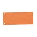 Esselte Scheidingsstroken van karton, 1/3 A4, 100 stuks, extra breed, oranje, 100% gerecycled papier, 20999