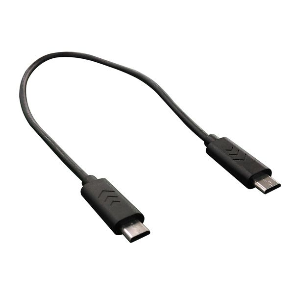 ROLINE USB 2.0 Micro-B Male to Micro-B Male Cable - 0.3m - Black