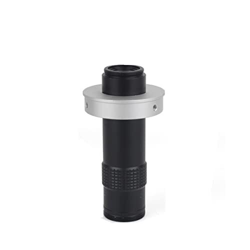 XuuSHA microscoop accessoires kit dia voorbereiding camer 48MP 4K 1080P USB Video Microscoop Camera 10-130X Zoom C Mount Lens Microscoop accessoires (Kleur: E alleen Lens)