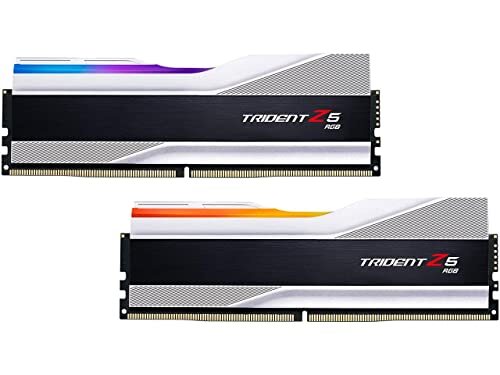 g.skill Trident Z5 RGB-serie (Intel XMP) 32GB (2 x 16GB) 288-pins SDRAM DDR5 6800 CL34-45-45-108 1.40V Dual Channel Desktop Memory F5-6800J3445G16GX2-TZ5RS (metaal zilver)