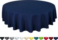 unknow Home Direct Kwaliteit Ronde Stof Tafelkleed 140 cm Navy