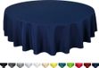 unknow Home Direct Kwaliteit Ronde Stof Tafelkleed 140 cm Navy