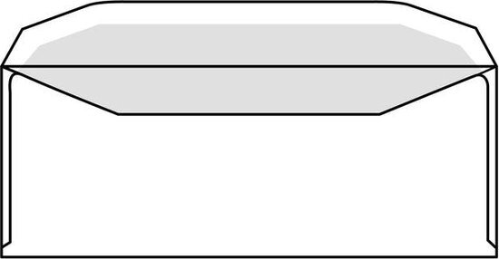 Vensterenvelop C5/6 VR ZK Wit