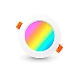 PNI LED Spot SafeHome PT58RC WiFi intelligent, ingebouwd plafond, RGBW, 7 W, 600 lm, licht/kleur via het internet instelbaar, Tuya Smart-toepassing, wit