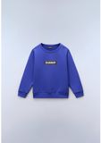 NAPAPIJRI Sweatshirt 'K B-CHAMOIS' royal blue/koningsblauw / zwart / wit