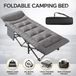 Lit de camping pliable, portable, lit de camping simple, adapté à un poids jusqu'à 200 kg