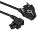 Allteq C5-305-B Voedingskabel Zwart 0,5 m CEE7/4 C5