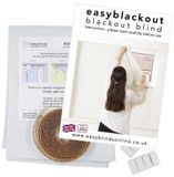 Store occultant, adhésif, blanc, jusqu'à 250x135 cm, recoupable