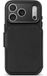 DECODED Leren Hoesje voor iPhone 18 Pro, Detachable Wallet - ECCO Leer - Geschikt voor Magsafe - Schokbestendige Hoes - Verhoogde Schermranden - Metalen Cameraring - Microvezel Voering - Draadloos Opladen - Zwart