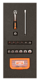 Bahco Foaminlay Fit&Go 1/3 met doppen en toebehoren 1/4" en bits - 46-delig - retailverpakking - FF1E2009EH