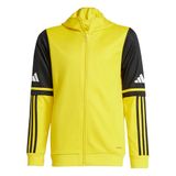 adidas Squadra 25 Hoodie Kinderen Geel;Zwart - Maat 152cm