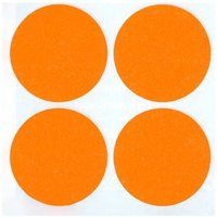 APLI-Agipa - Mat - permanente kleeflaag - oranje - 24 mm rond 400 etiket(ten) (10 vel(len) x 40) etiketten