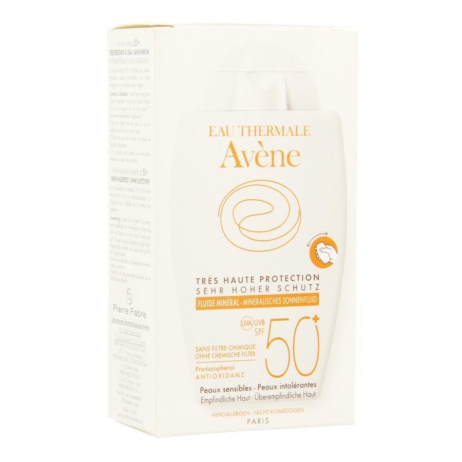 Avène Minerale Fluid tr Ãs haute protection SPF 50