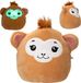 Depesche Ylvi Swoppies Knuffel Aap - 30 cm