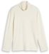 Tom Tailor - Trui met col en logoprint - Maat L - Gardenia White