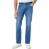 Wrangler Heren Jeans GREENSBORO Straight Fit Katoen Blauw W33/L30