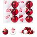 Uten Kerstballen Kerstboom Decoratie Ornamenten 12Pcs 6Cm Onbreekbare Ballen Voor Xmas Opknoping Decoraties Festival Vakantie Decor