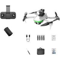 SZSMART S5S Minidrone met 6K HD Laser Obstacle Avoidance Camera, 3 Batterijen, 18 Min Levensduur, Wit