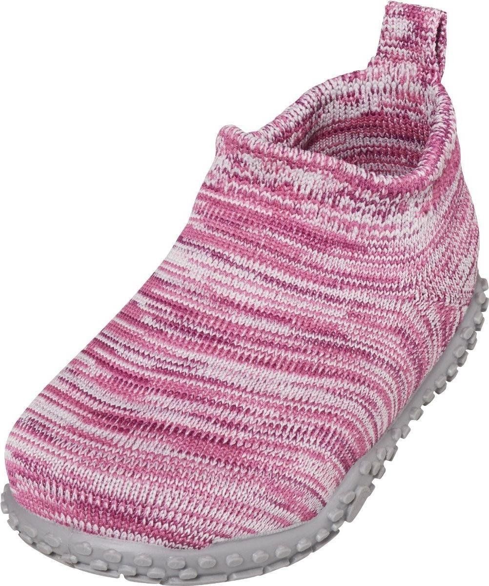 Playshoes pantoffels gebreid junior roze - 4010952515930