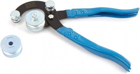 HBM Deluxe Pijpenbuigtang, Remleidingbuigtang 4 - 10 mm - Blauw
