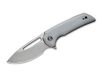 WE Knife Odium G10 Gray zakmes voor volwassenen, grijs, 15,7 cm