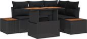 vidaXL Tuinset met 5 delen, noir et marron