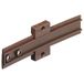 cyclingcolors 1 x inbouw-koelkastrail met haak 150 mm universeel scharnier reserveonderdeel bruin