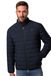 JP 1880 - Heren - Doorgestikte jas technodaune opstaande kraag - Donkermarine - Maat 6XL