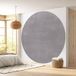 Papier peint rond - couleur tendance - 644 - diamètre 250 cm en 4 parties