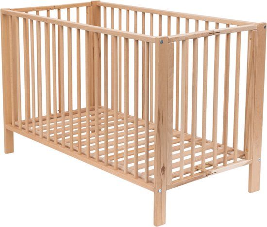 Cabino Inklapbaar Baby Bed Naturel - Ledikant - Hout