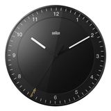 Braun BC17 Kwartsklok Rond Zwart
