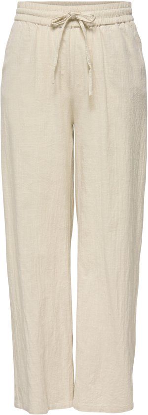 ONLY - ONLTIZANA COTTON LOOSE PANTS WVN NOOS - Silver Lining - S