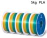 PLA filament d'imprimante 3D - Diamètre 1,75 mm - Tolérance dimensionnelle ±0,03 mm - Longueur 343 mètre - Blanc nacré, blanc chaud