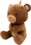Merkloos Pluche Ballongewicht Beer - Knuffel Ballongewicht - 21 cm - Bruin