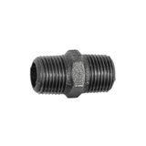 Riegler TFD 280-112-S Dubbele schroefdraad 280, R 1 1/2 a., R 1 1/2 a., gietijzer zwart, bedrijfstemperatuur -20 °C tot 300 °C, ISO 7-1