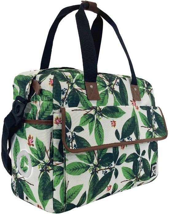 Willex Shopper Metropolis 19L Green Leaves