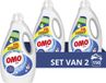 OMO Vloeibaar Wasmiddel Wit 75 Wasbeurten - 2 x 3750 ml - Voordeelverpakking
