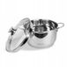 Maestro Inox Pan met Deksel 16cm - 1.5L - Geschikt voor Inductie