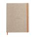 RHODIA 117705C - Soepel Schrift Beige - A4+ - 22 x 29,7 cm - Gelijnd - 160 Afscheurbare pagina's - Clairefontaine Ivoor Papier 90 g/m² - Leeslint, Elastieksluiting - Imitatieleer