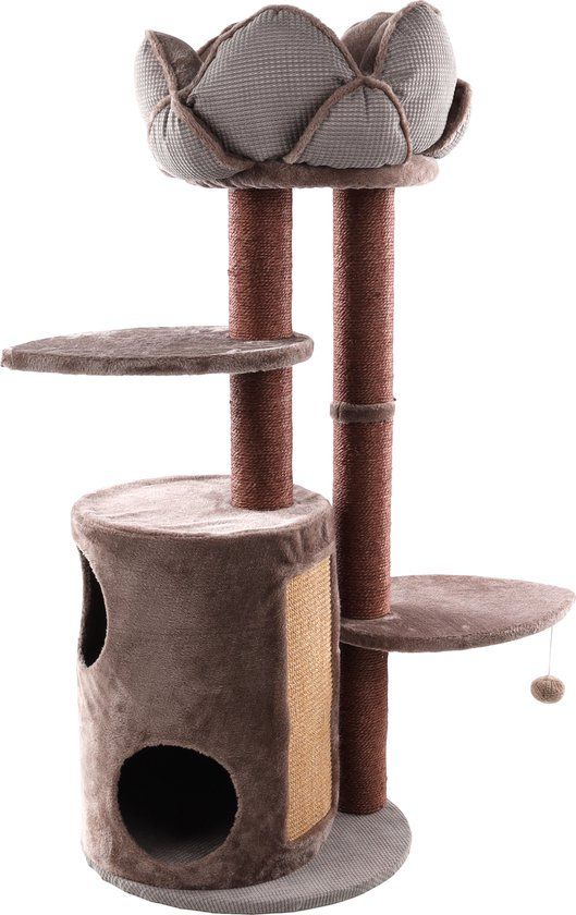 Flamingo Krabpaal Lotus - Bruin - 110 cm