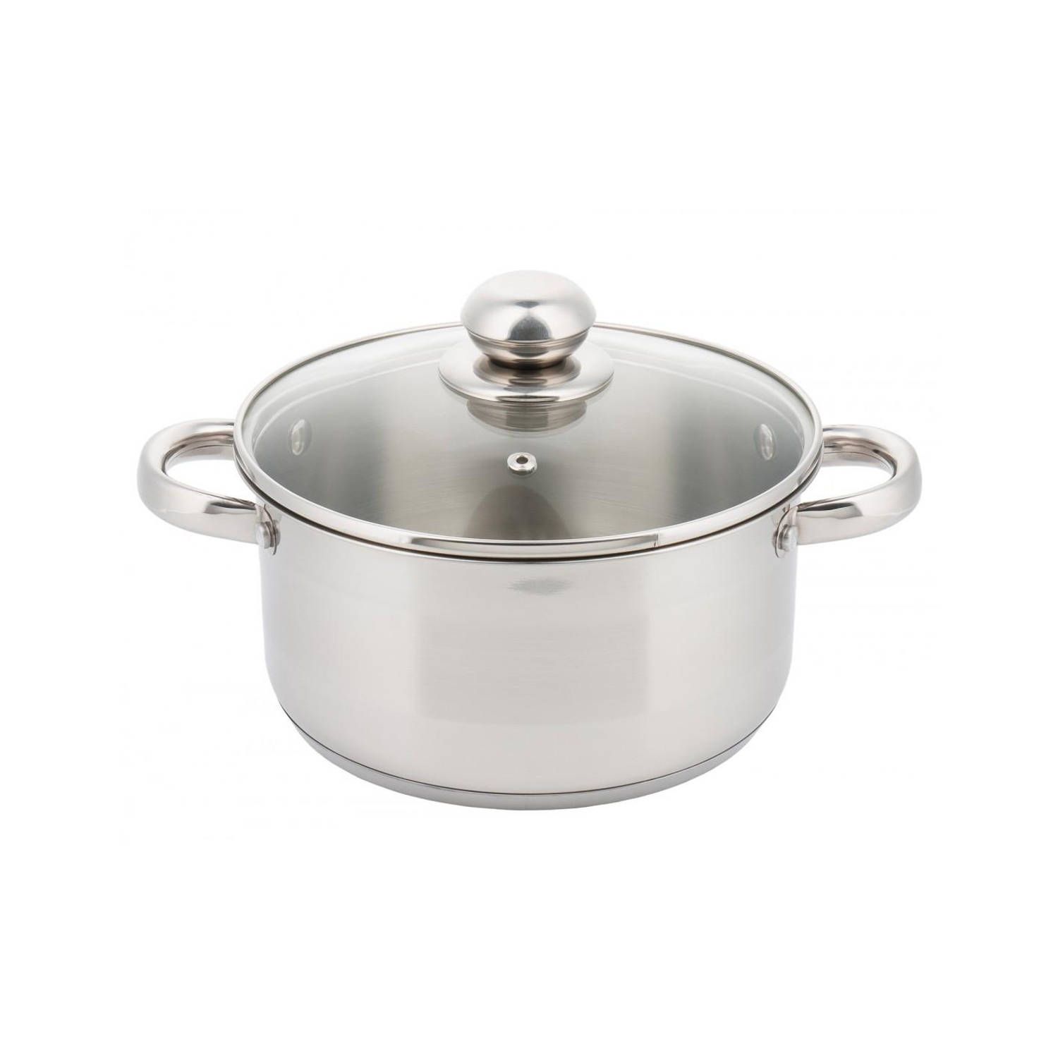 KINGHOFF 4327 - Kookpan met deksel - Ø 16 cm - RVS
